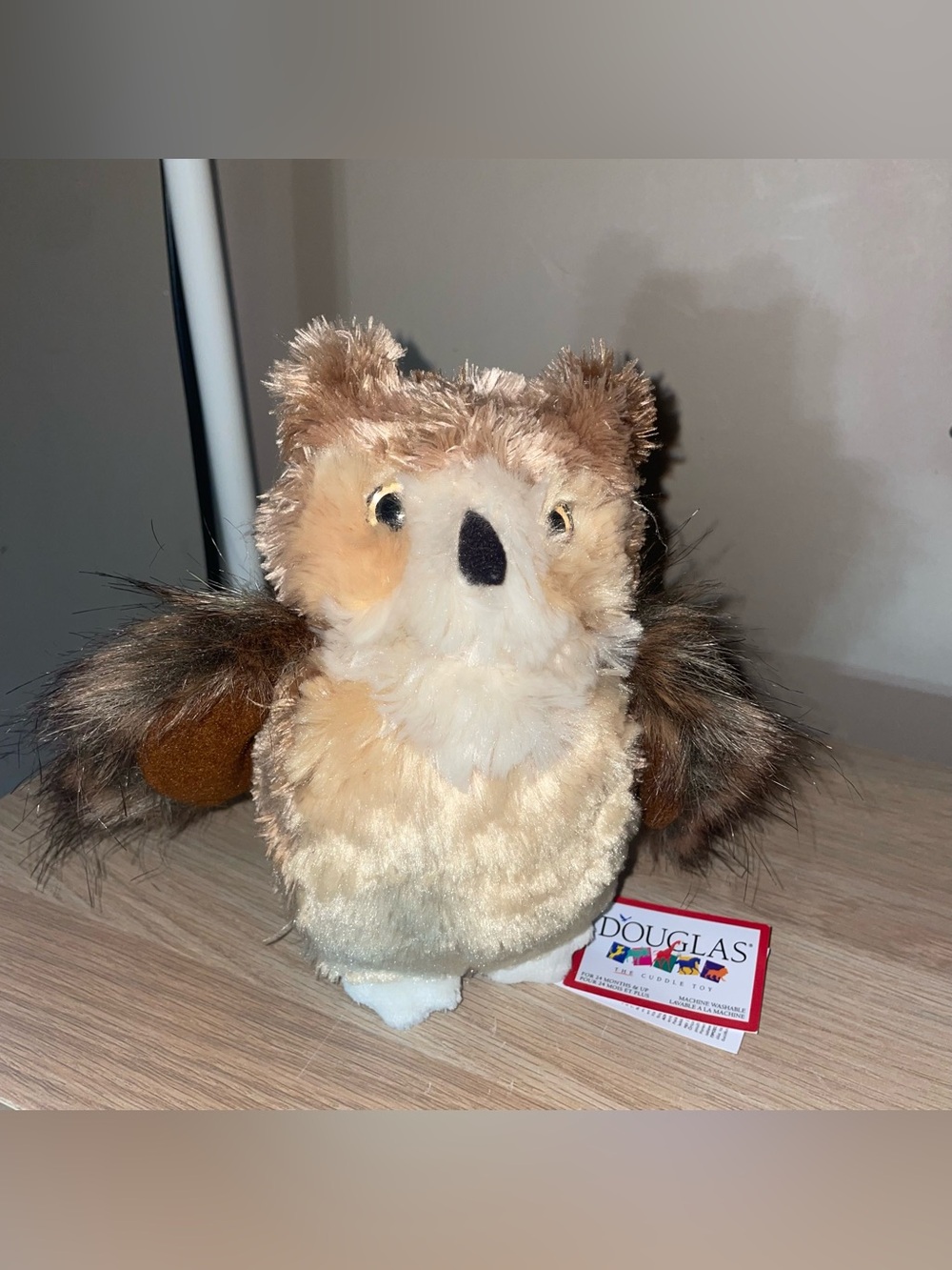 Great Horned Owl 8" Plush Douglas Cuddle Toy Realistic Stuffed Animal 2021 Dougl